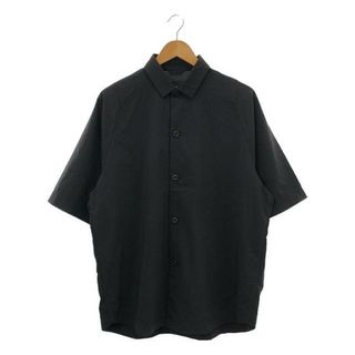 テアトラ(TEATORA)の【美品】  TEATORA / テアトラ | CARTRIDGE SHIRT S/S DR / カートリッジ シャツ | 1 | black | メンズ(Tシャツ/カットソー(半袖/袖なし))