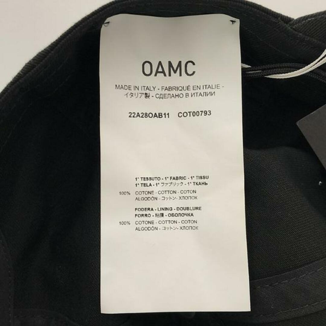 OAMC(オーエーエムシー)の【美品】  OAMC / オーエーエムシー | ロゴパッチキャップ | M | ブラック | レディース レディースの帽子(その他)の商品写真