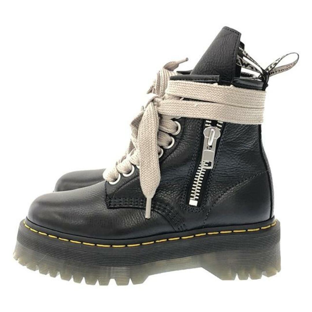 Rick Owens(リックオウエンス)の【美品】  Rick Owens / リックオウエンス | × Dr.Martens ドクターマーチンコラボ 1460 クアッド RO 8ホール サイドジップブーツ | UK6 | ブラック | メンズ メンズの靴/シューズ(ブーツ)の商品写真