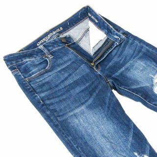 アメリカンイーグル(American Eagle)のアメリカンイーグル▼ハイライズジェギング▼US6SHORT▼ウエスト約76cm(デニム/ジーンズ)