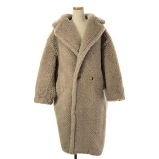 Max Mara - Max Mara / マックスマーラ | TEDDY BEAR テディベア アルパカ ウール シルク ボア アイコン コート | XS | ライトグレー系 | レディース