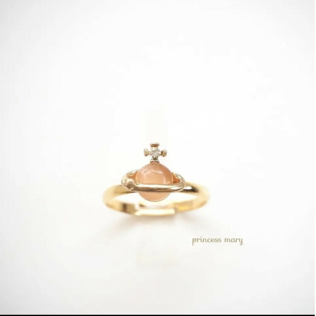 数量限定》アプリコット♡土星リング レディースのアクセサリー(リング(指輪))の商品写真