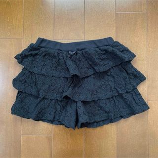 キュロット(ショートパンツ)130センチ　黒色(その他)