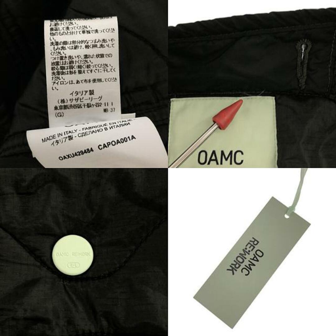 OAMC(オーエーエムシー)の【新品】  OAMC / オーエーエムシー | RE:WORK ZIPPED LINER / M-65 FIELD JACKET LINER / ミリタリー キルティング ライナージャケット | S | ブラック/ダークグリーン系 | メンズ メンズのジャケット/アウター(その他)の商品写真