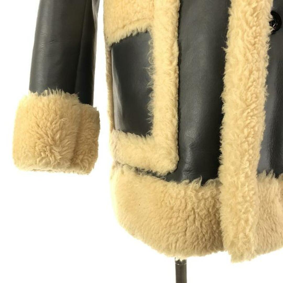 sacai(サカイ)の【新品】  sacai / サカイ | 2022AW | Faux Shearling Blouson / フェイク シアリング ボア レザー ブルゾン / オーバー ムートンジャケット | 2 | グレー | メンズ メンズのジャケット/アウター(その他)の商品写真