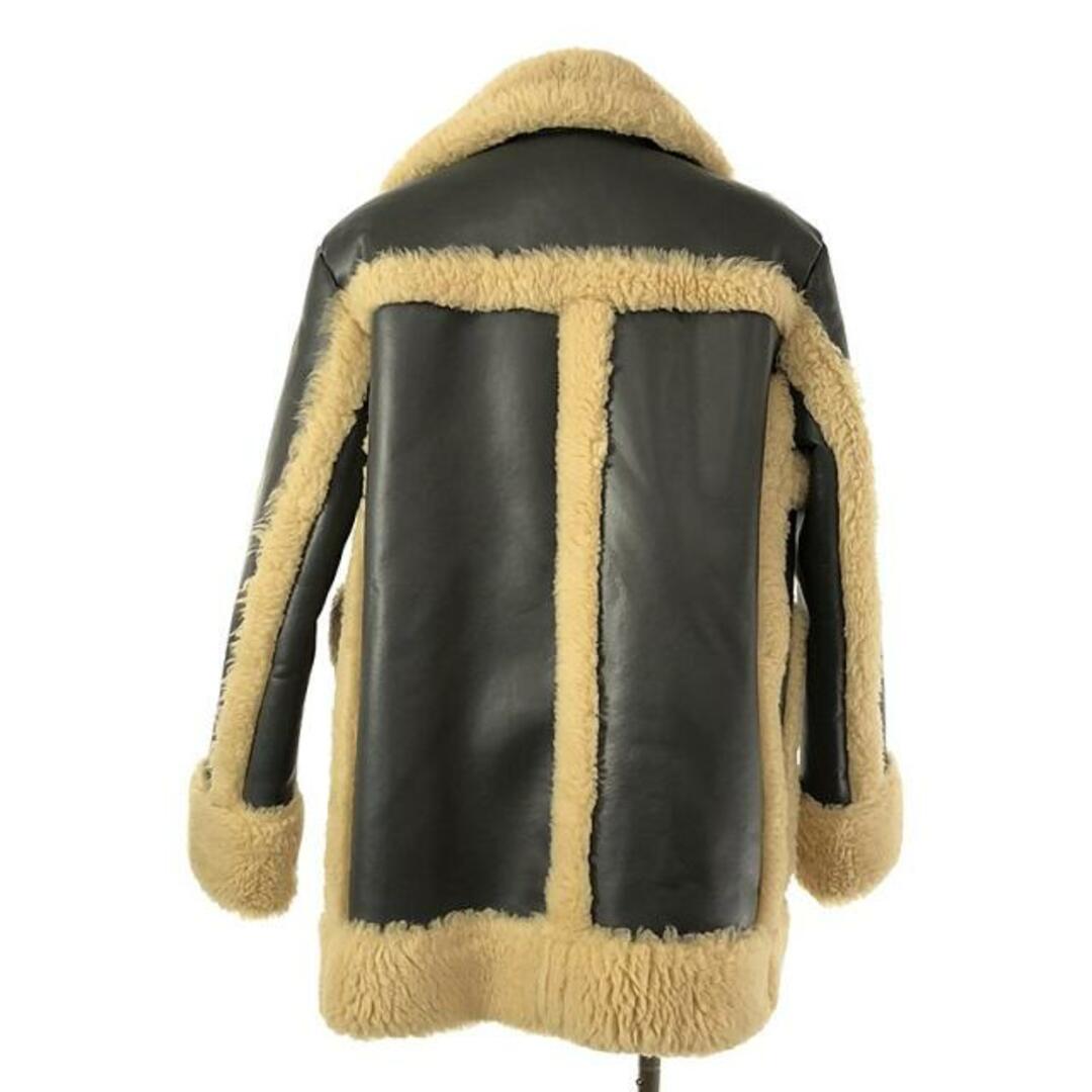 sacai(サカイ)の【新品】  sacai / サカイ | 2022AW | Faux Shearling Blouson / フェイク シアリング ボア レザー ブルゾン / オーバー ムートンジャケット | 2 | グレー | メンズ メンズのジャケット/アウター(その他)の商品写真