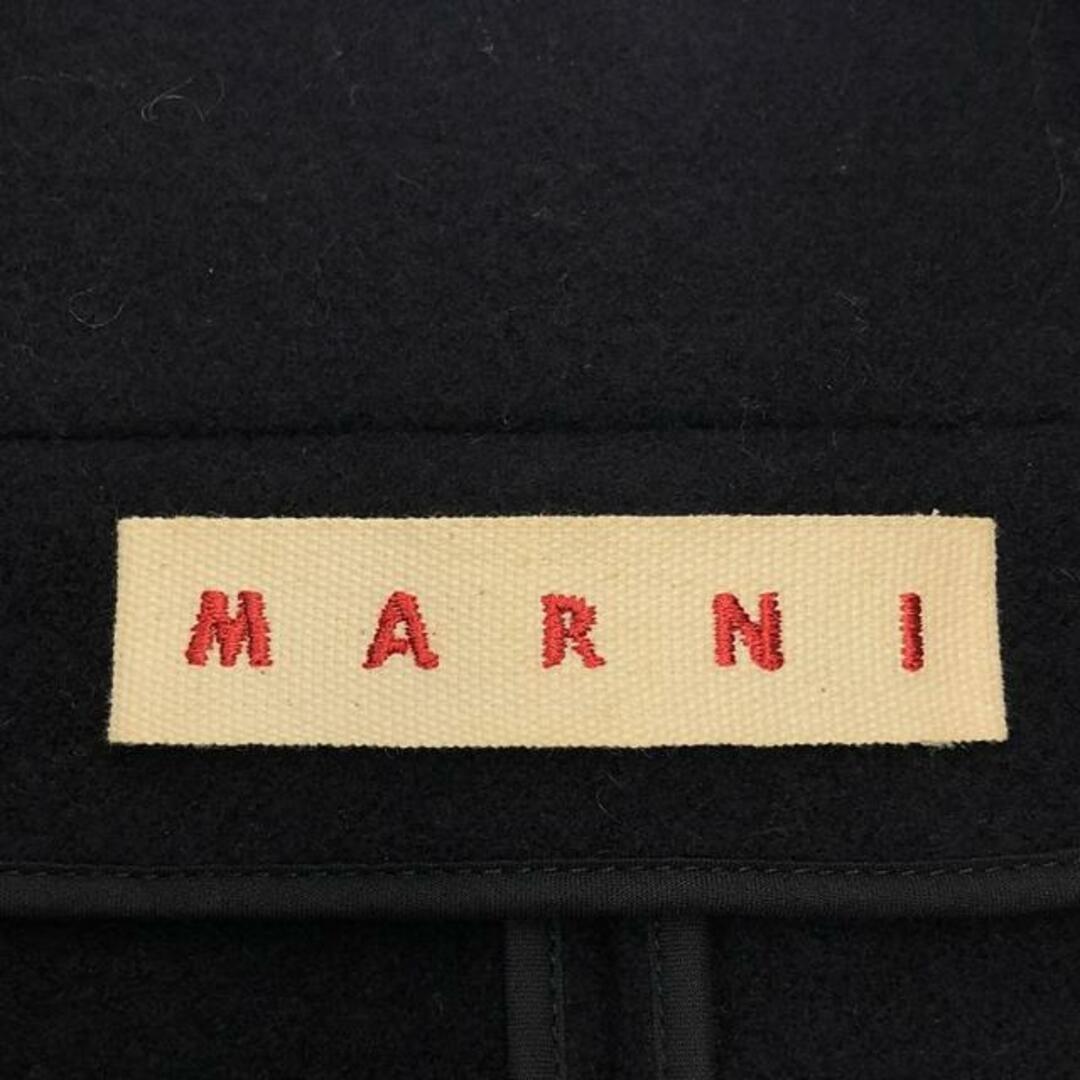 Marni(マルニ)のMARNI / マルニ | ウール ハイネックポンチョ ジャケット | 38 | ネイビー | レディース レディースのジャケット/アウター(その他)の商品写真