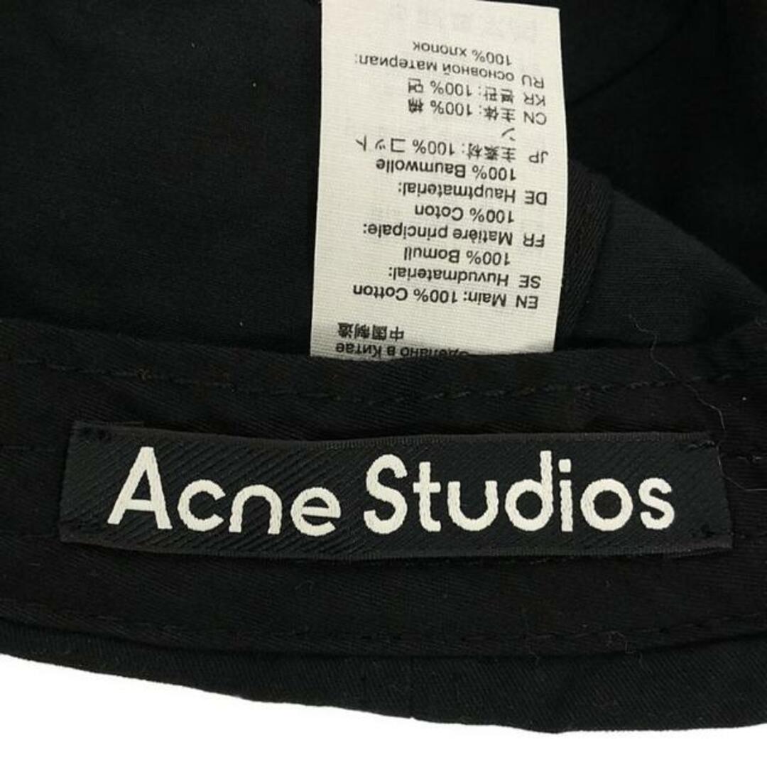Acne Studios / アクネストゥディオズ | FACE コットン ベースボールキャップ ユニセックス | ブラック | レディース レディースの帽子(その他)の商品写真