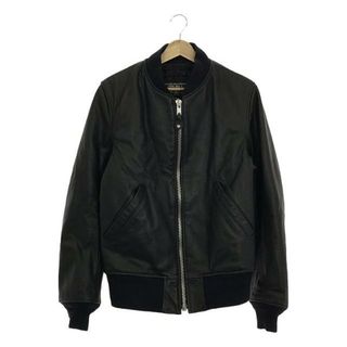 ショット(schott)のSCHOTT / ショット | × steven alan スティーブンアラン別注 BOMBER JACKET  TYPE MA-1 レザー ボンバージャケット | L | ブラック | メンズ(その他)