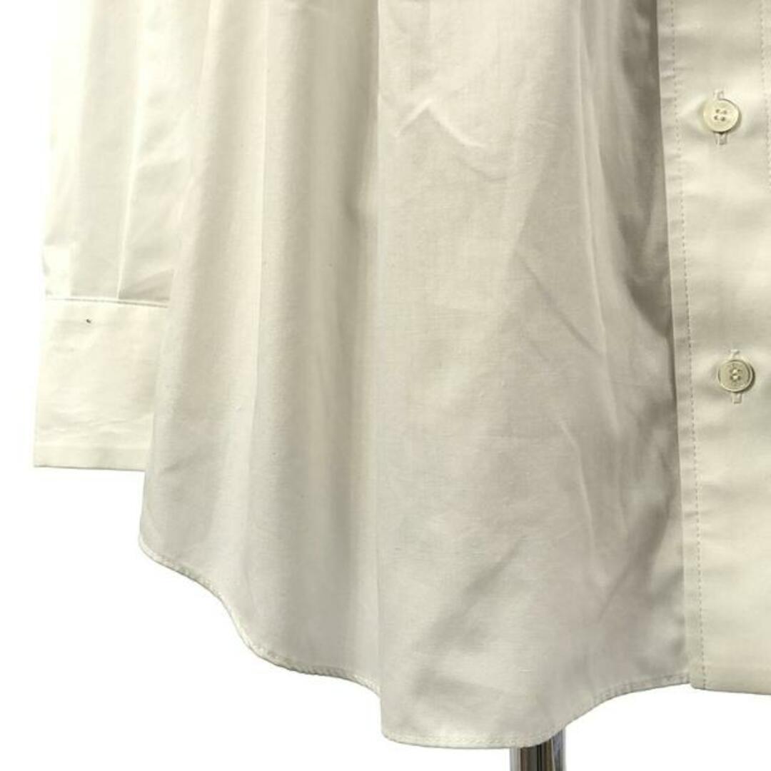 sacai(サカイ)のsacai / サカイ | Cotton Poplin Shirt 切替 ビスチェディテールシャツ ブラウス | 1 | ホワイト | レディース レディースのトップス(シャツ/ブラウス(長袖/七分))の商品写真