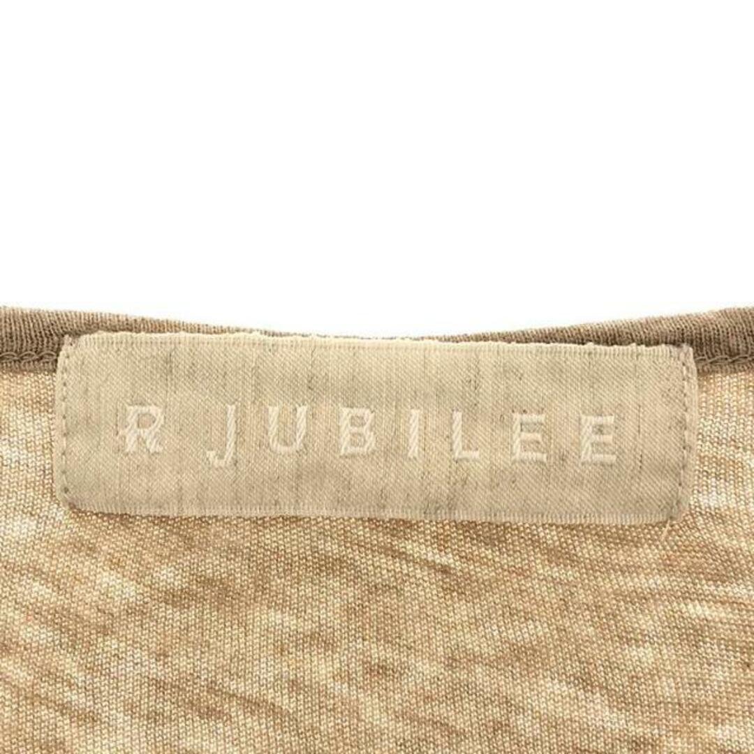 R JUBILEE / アールジュビリー | オーガニックコットン ヘンリーネックT カットソー | F | ベージュ | レディース レディースのトップス(Tシャツ(長袖/七分))の商品写真