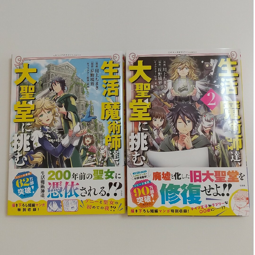 宝島社(タカラジマシャ)の生活魔術師達、大聖堂に挑む 川上ちまき/丘野境界/東西 エンタメ/ホビーの漫画(青年漫画)の商品写真