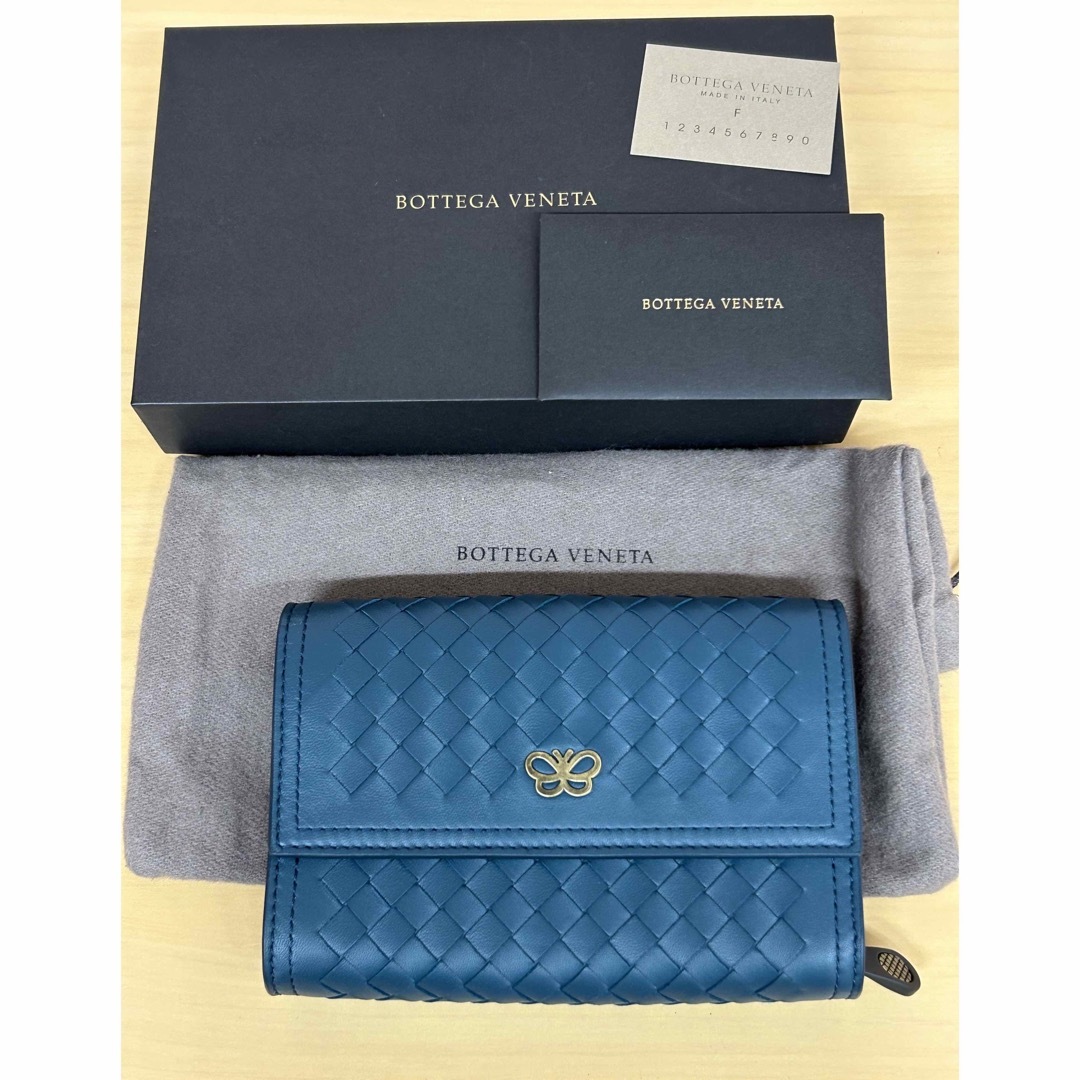 Bottega Veneta(ボッテガヴェネタ)のレザー 二つ折り財布  レディースのファッション小物(財布)の商品写真