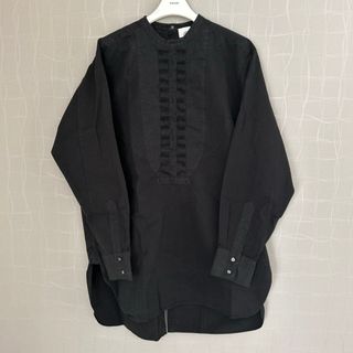 ロク(6 (ROKU))の最終価格 6roku PIN TUCK SHIRT ピンタックシャツ 36(シャツ/ブラウス(長袖/七分))