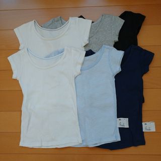 ユニクロ(UNIQLO)のユニクロ 肌着 80 半袖 6枚セット UNIQLO(肌着/下着)