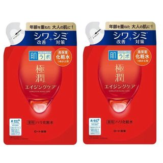 ハダラボ(HADALABO)の肌ラボ 極潤 薬用ハリ化粧水 つめかえ用  170ml×2個セット 医薬部外品(化粧水/ローション)