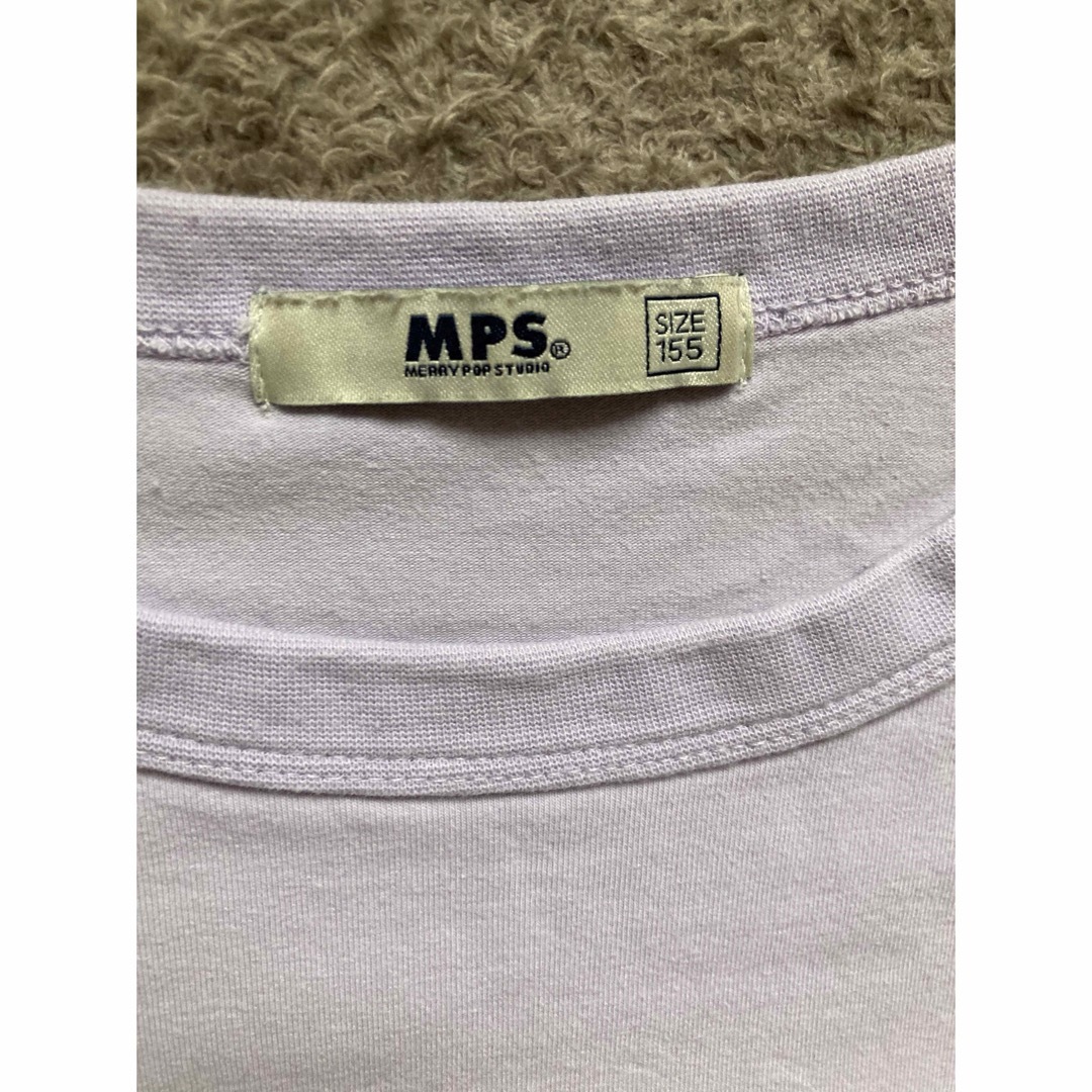 MPS(エムピーエス)のキッズTシャツ　155 パープル キッズ/ベビー/マタニティのキッズ服女の子用(90cm~)(Tシャツ/カットソー)の商品写真