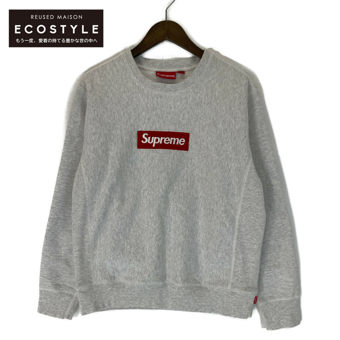 Supreme(シュプリーム)のシュプリーム グレー 18FW ボックスロゴ クルーネック スウェット S メンズのトップス(その他)の商品写真