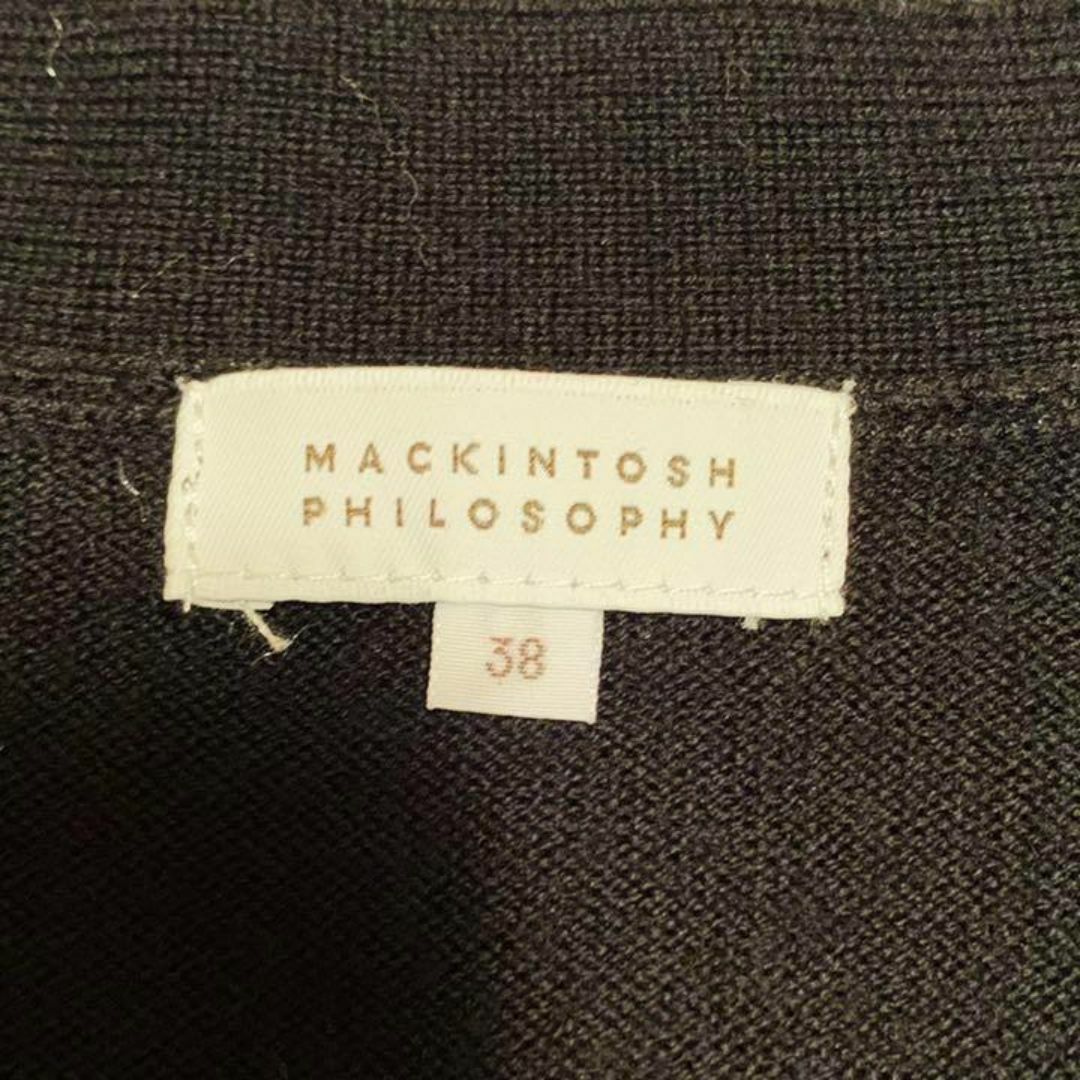 MACKINTOSH PHILOSOPHY(マッキントッシュフィロソフィー)のマッキントッシュフィロソフィー　レディース カーディガン ブラック　M レディースのトップス(カーディガン)の商品写真