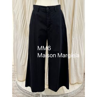 エムエムシックス(MM6)のMM6 Maison Margiela フレアパンツ ブラック38size(バギーパンツ)