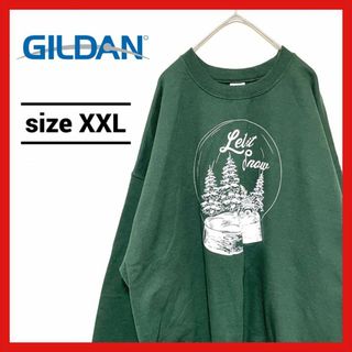 ギルタン(GILDAN)の90s 古着 ギルダン スウェット トレーナー ゆるダボ ウィンター 2XL (スウェット)