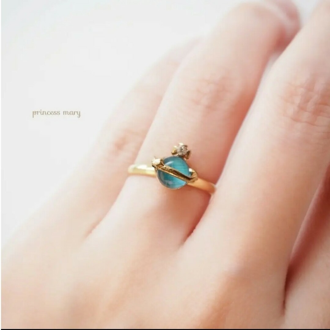 数量限定》ライトアメジスト♡土星リング レディースのアクセサリー(リング(指輪))の商品写真