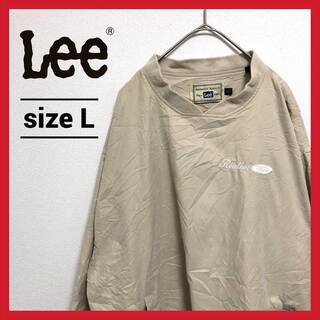 Lee - 90s 古着 リー ナイロンプルオーバー 刺繍ロゴ ワンポイントロゴ L
