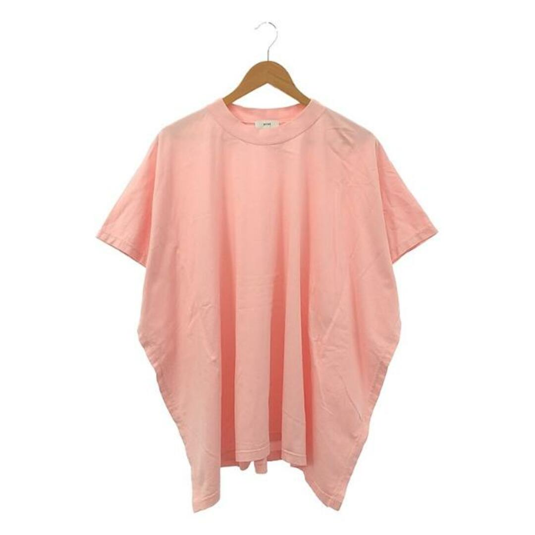 HYKE(ハイク)のHYKE / ハイク | PONCHO コットン カットソー | ピンク | レディース レディースのトップス(Tシャツ(半袖/袖なし))の商品写真