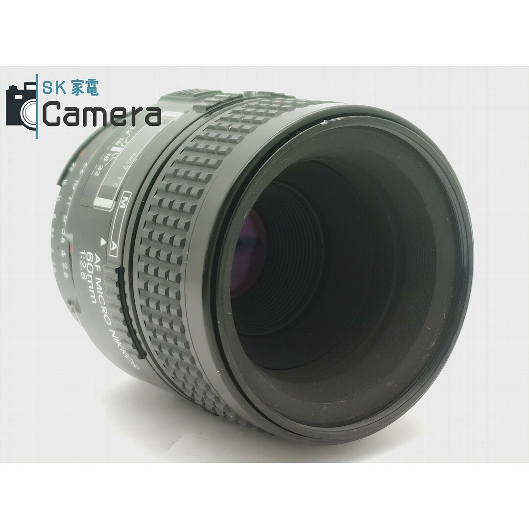 Nikon(ニコン)のNikon AF MICRO NIKKOR 60ｍｍ F2.8 ニコン キャップ付き スマホ/家電/カメラのカメラ(レンズ(単焦点))の商品写真