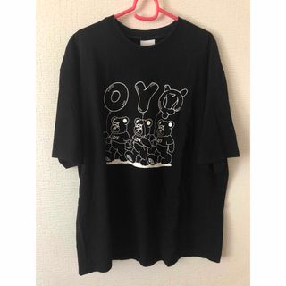 OY - OY オーワイ クマ 熊 バルーン 風船 Tシャツ ブラック