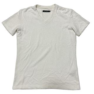 ウノピゥウノウグァーレトレ(1piu1uguale3)の1PIU1UGUALE3 パイル地 半袖Tシャツ ホワイト Ⅵ XLサイズ相当(Tシャツ/カットソー(半袖/袖なし))