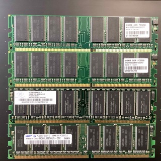 DDR-PC3200 1GB(512MB×2枚)※PC3200-512MB付(PCパーツ)