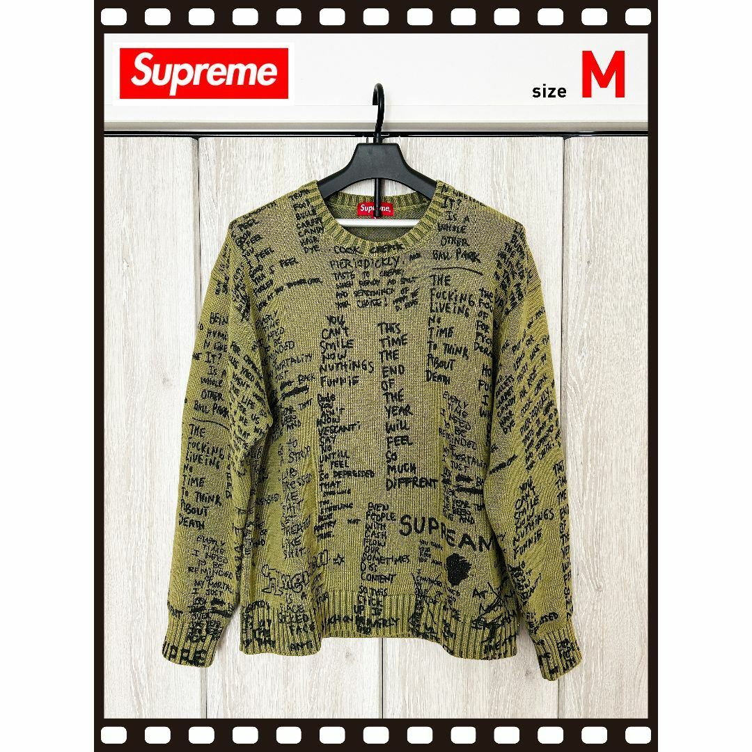 Supreme Gonz Poems Sweater Msize Supreme Gonz Poems Sweater Msize