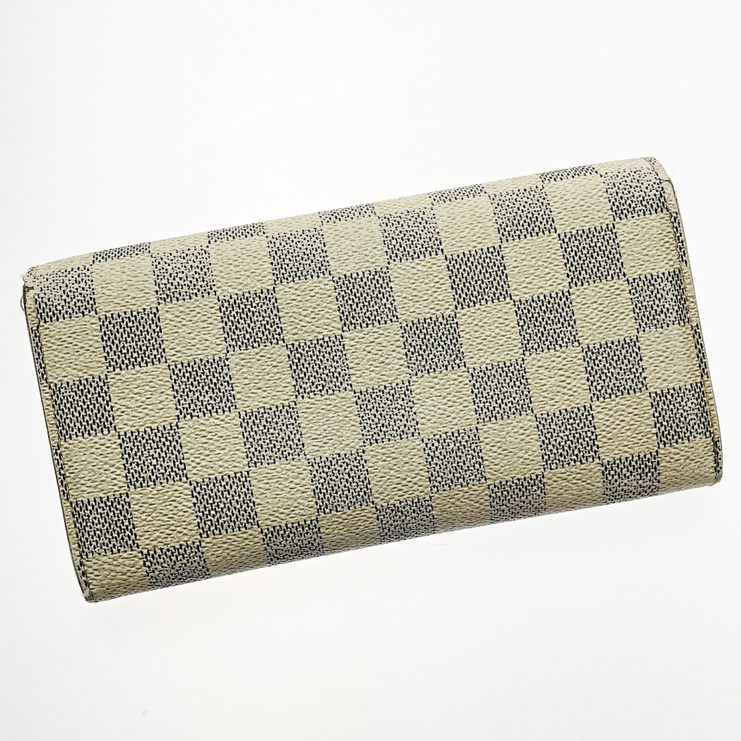 LOUIS VUITTON(ルイヴィトン)の☆☆LOUIS VUITTON ルイヴィトン ダミエ・アズール ポルトフォイユ・サラ N61735/CA3121 ホワイト 長財布 レディース レディースのファッション小物(財布)の商品写真