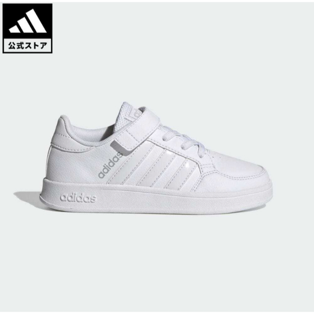 adidas(アディダス)のアディダス adidas  リトルキッズ スニーカー 21センチ 白 ホワイト  キッズ/ベビー/マタニティのキッズ靴/シューズ(15cm~)(スニーカー)の商品写真