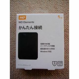 アイオーデータ(IODATA)の【新品】IODATA WD HDD 1TB WDBUZG0010BBK-JESE(PC周辺機器)