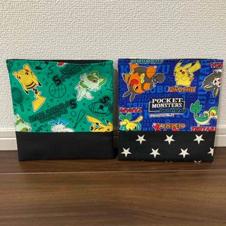 ハンドメイド　入園　入学　コップ袋　ポケモン　保育園　幼稚園　小学校(外出用品)