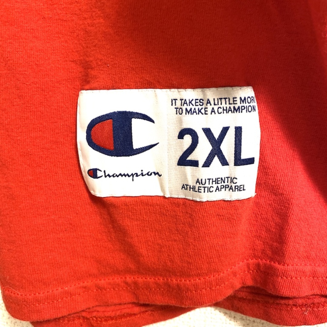 Champion(チャンピオン)の90s 古着 チャンピオン ロンT 七分丈 ゆるダボ 2XL  メンズのトップス(Tシャツ/カットソー(七分/長袖))の商品写真