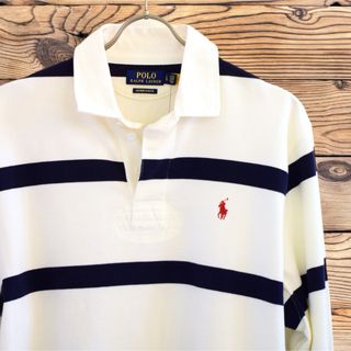 ポロラルフローレン(POLO RALPH LAUREN)の【新品 送料込み】オシャレな ラルフローレン ラガーシャツ L サイズ(ポロシャツ)