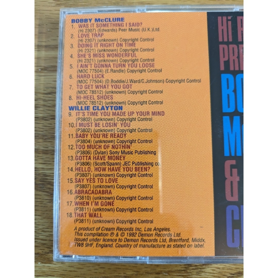 【CD】Bobby McClure & Willie Clayton エンタメ/ホビーのCD(R&B/ソウル)の商品写真