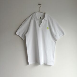 【新品】定価16,500円　WOOD WOOD　Wロゴ ポロシャツ