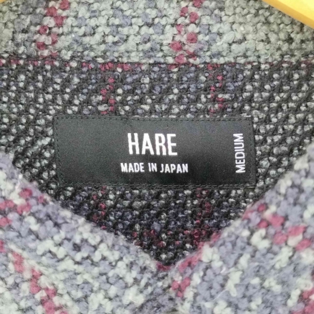 HARE(ハレ)のHARE(ハレ) チェック柄BIGブークレシャツ メンズ トップス メンズのトップス(その他)の商品写真