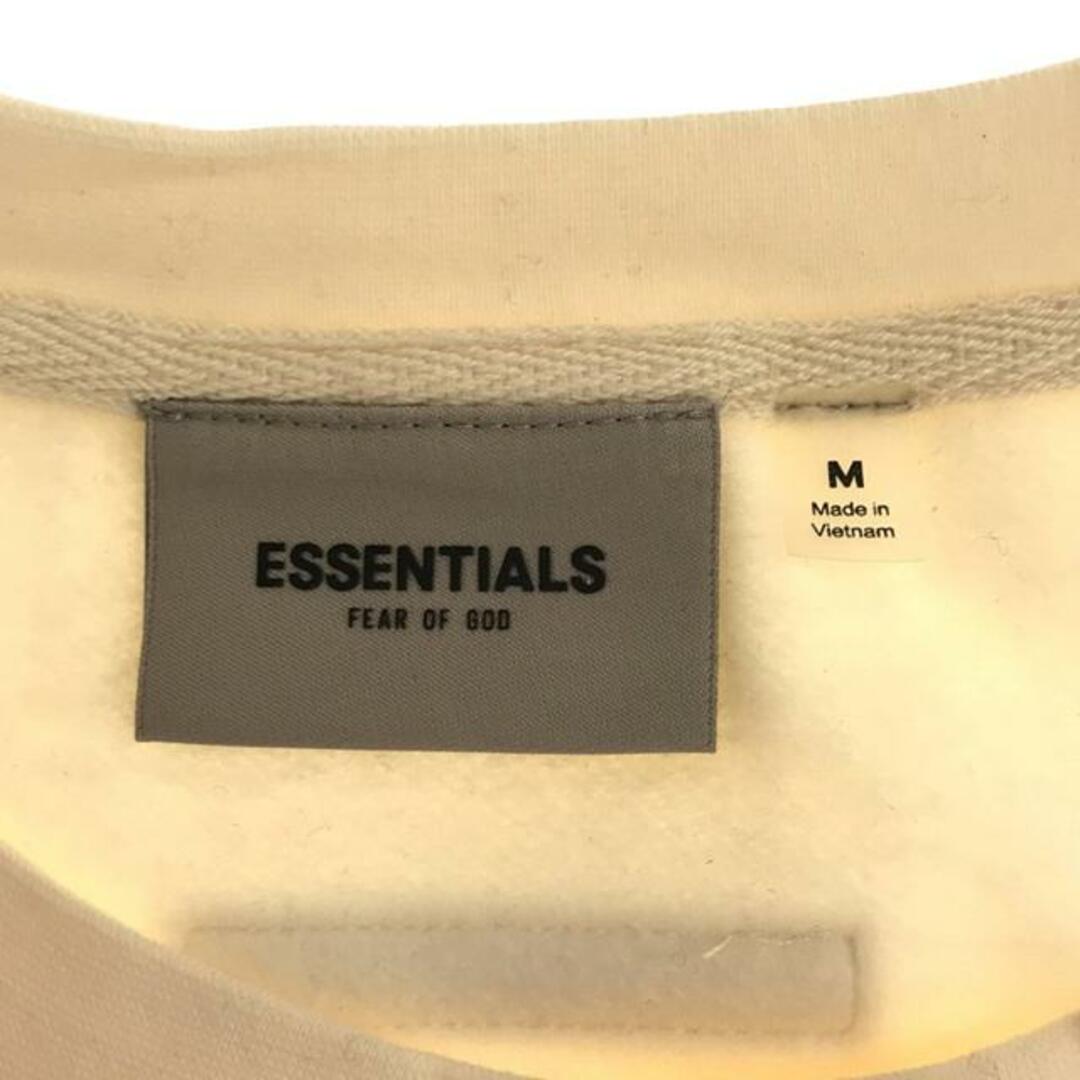 【美品】  FOG ESSENTIALS / エフオージーエッセンシャルズ | フロントロゴ ラバープリント クルーネック スウェット | M | クリーム | メンズ メンズのトップス(スウェット)の商品写真