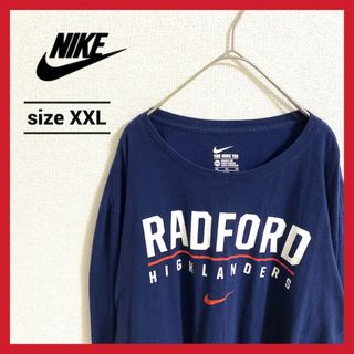 ナイキ(NIKE)の90s 古着 ナイキ ロンT ゆるダボ オーバーサイズ XXL (Tシャツ/カットソー(七分/長袖))