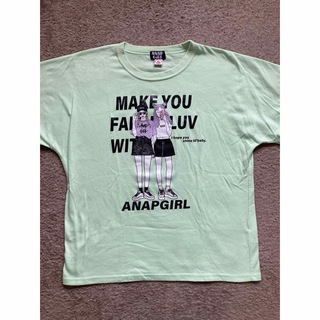 アナップガール(ANAP GiRL)のANAP girl アナップガール　キッズ　Tシャツ　グリーン　160(Tシャツ/カットソー)