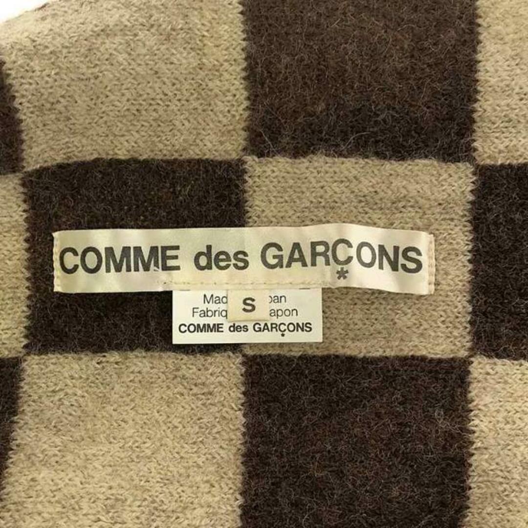 COMME des GARCONS(コムデギャルソン)のCOMME des GARCONS / コムデギャルソン | 2009AW | ドッキング ブロックチェックカーディガン | S | グレー/ブラウン/ベージュ | レディース レディースのトップス(カーディガン)の商品写真