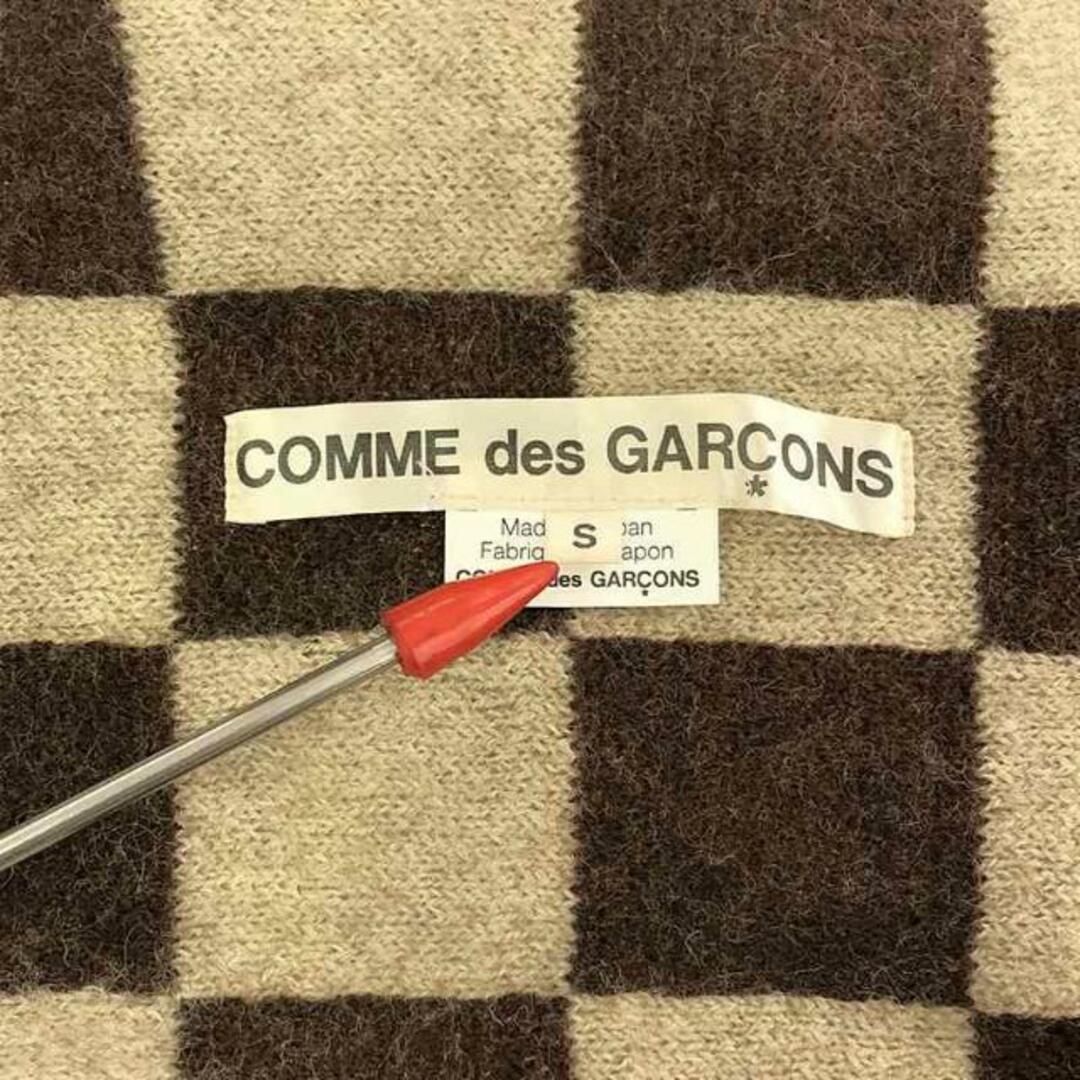 COMME des GARCONS(コムデギャルソン)のCOMME des GARCONS / コムデギャルソン | 2009AW | ドッキング ブロックチェックカーディガン | S | グレー/ブラウン/ベージュ | レディース レディースのトップス(カーディガン)の商品写真