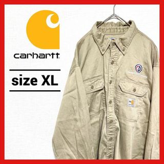 カーハート(carhartt)の90s 古着 カーハート BDシャツ オーバーサイズ 企業ロゴ XL (シャツ)