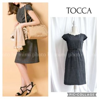 トッカ(TOCCA)のTOCCA*スカラップワンピース(ひざ丈ワンピース)