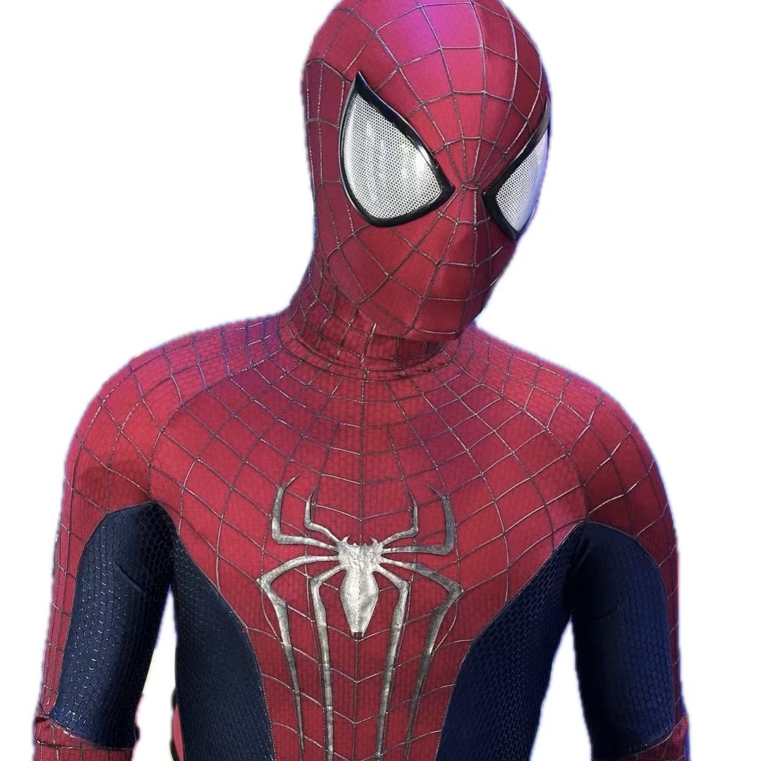 アメイジングスパイダーマン2 マスク　フェイスシェル付き　映画版　レプリカ エンタメ/ホビーの同人誌(コスプレ)の商品写真